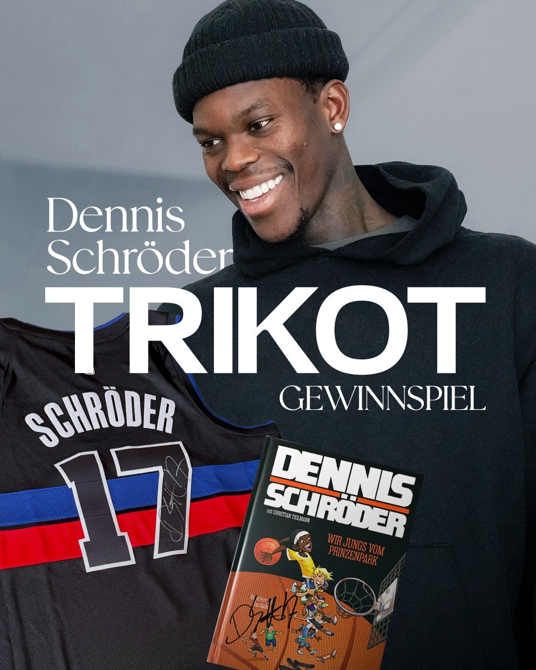 Social-Motiv: Gewinnspiel mit signiertem Trikot und Buch